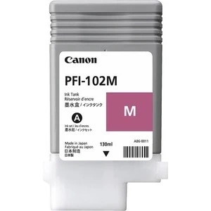 Canon PFI-102M, Magenta, Tinte auf Pigmentbasis, 130 ml, 1 Stück(e)