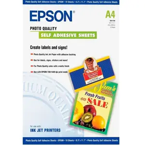 Epson Photo Quality Self Adhesive Sheets Papier günstig