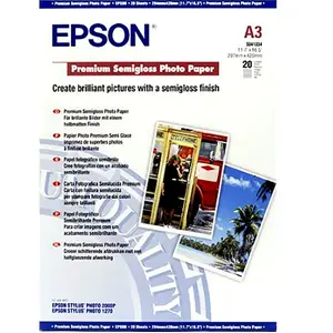 Epson Premium Semigloss Photo A3 20 Sheets 251gr Fotopapier günstig