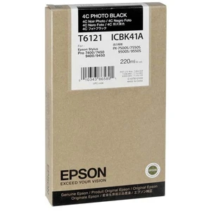 Epson Singlepack Photo Black T612100, 220 ml, Schwarz, Tinte auf Farbstoffbasis, 220 ml, 1 Stück(e), Einzelpackung