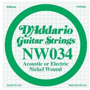 D'Addario Nw034 (1x, E-Gitarre, 0.03"), Saiten günstig