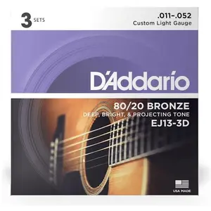 D'Addario EJ13-3D (18x, Gitarre, 0.05"), Saiten günstig