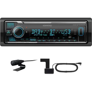 Kenwood Electronics KMM-BT508DAB, Schwarz, 1 DIN, 200 W, 50 W, 24 h, A... günstig