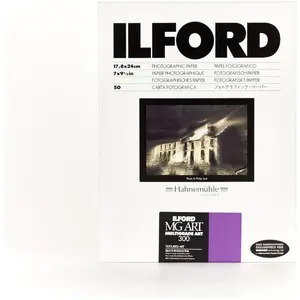 Ilford MG Art 300 18x24cm 50 Blatt (300 g/m², 50 Stk.), Fotopapier günstig