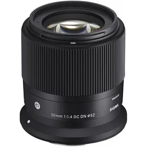 Sigma 30mm F1,4 DC DN Contemporary, Canon RF (Canon RF, APS-C / DX), Objektiv, Schwarz