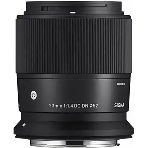 Sigma 23mm F1,4 DC DN Contemporary Canon RF (Canon RF, APS-C / DX), Objektiv, Schwarz