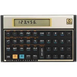 HP, Taschenrechner, 12C Financial Programmable Calculator (Batteriebet...