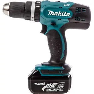 Makita DHP453RFE Akku-Bohrhammer 18V, inkl. 2x 3,0Ah Akku und Netzteil