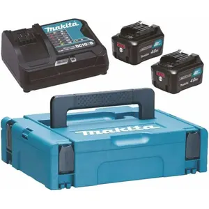 Makita 197641-2 2x Bl1041b + Dc10sb Ladegerät Und Batterie