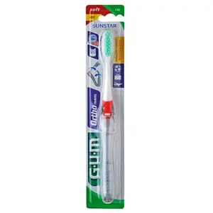 GUM, Handzahnbürste, SUNSTAR Ortho Reisezahnbürste (Weich, 1x) günstig
