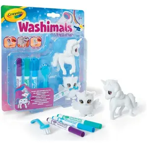 Crayola Washimals Tiere - Einhorn Luna und Eule Una