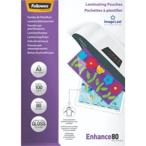 Fellowes Laminierhüllen Enhance 80 Micron A3 (100 Stück) günstig