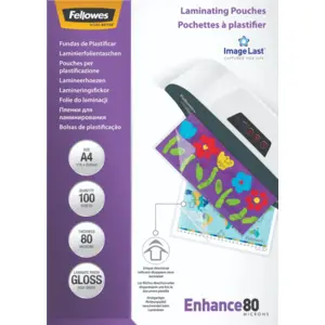 Fellowes Laminierhüllen Enhance 80 Micron A4 (100 Stück) günstig