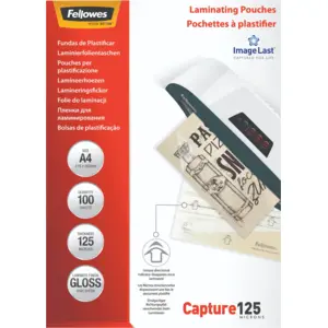 Fellowes Laminierhüllen Capture 125 Micron A4 (100 Stück) günstig