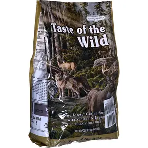 Taste of the Wild Pine Forest, Adult, Lamm, Erbse, Wildfleisch, 2 kg
