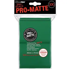 Ultra Pro Green PRO Matte Deck Protector Standard