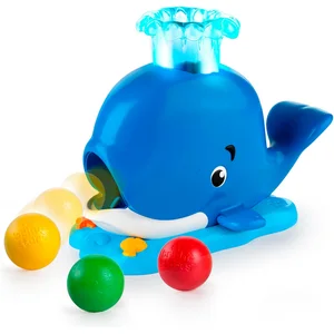 Bright Starts Lernspielzeug Silly Spout Whale Popper , mit Licht und S...