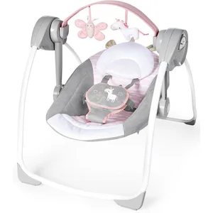ingenuity Babyschaukel Comfort 2 Go, Flora Unicorn, tragbar günstig
