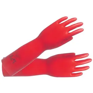 Ansell, Schutzhandschuhe, Chemikalienschutzhandschuhe AlphaTec Sol-Vex 37-900 Größe 10 rot EN 388, EN 374, ISO 9001 PSA Katego (10) günstig