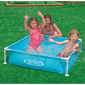 Intex 157173NP Frame Pool Mini 122 X 122 X 30 Cm (L X B X H) Farbe: Blau günstig