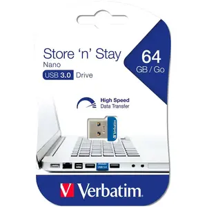 Verbatim Store N Stay Nano 64gb Usb 3.0 Usb-stick