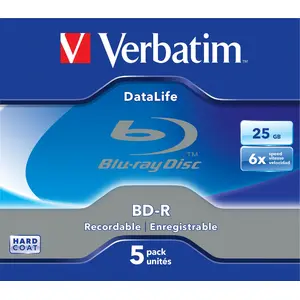 Verbatim BD-R 25GB, 6x 5er-Pack Blu-Ray-Rohlinge günstig