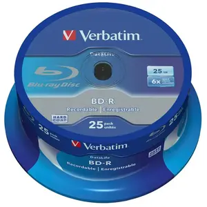 Verbatim 25 Bd-r Blu-ray 25gb 6x Datalife Ohne Id günstig