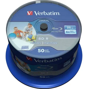 Verbatim 43812, BD-R, 25 GB, 50 Stück Blu-Ray-Rohlinge günstig