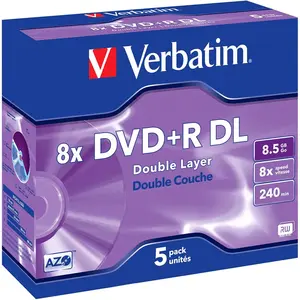 Verbatim Dvd+r Dual Layer .5gb 8x 8 5 Einheiten günstig