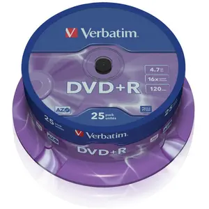 Verbatim Dvd +r 16x 25 Einheiten günstig