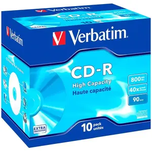 Verbatim Cd-r 800mb Hohe Kapazität 40x Geschwindigkeit 10 Einheiten günstig