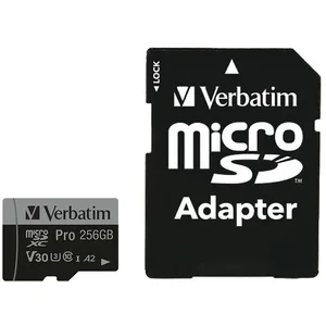 Verbatim PRO microSDXC - 256 GB mit SD-Adapter