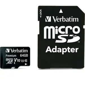 Verbatim Premium Micro Sd Class 10 64gb Speicherkarte Mit Adapter