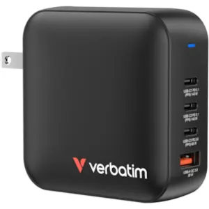 VERBATIM Mini GaN Netzladegerät 165W 4 Port US/EU/UK ADP