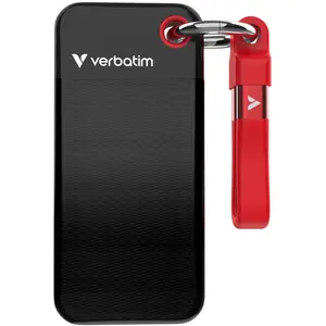 Verbatim Pocket SSD - 2 TB, Schwarz, Rot günstig