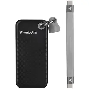 Verbatim Pocket SSD - 1 TB, Schwarz, Grau günstig