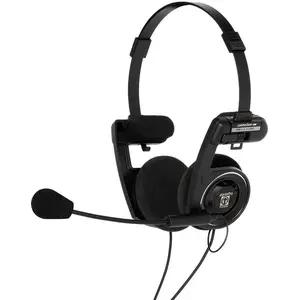 KOSS Hörlur PortaPro Communication Headset On-Ear-Mikrofon Svart