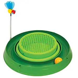 Catit Spiele Mit Dem Spielzeug-kugelbahn-spielzeug Mit Dem Gras-Übertopf günstig