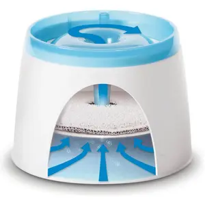 Hagen Catit Design Fresh & Clear TrinkbrunnenLiter Komplettset: USB-Brunnen Filter Ersatzpumpe, Futternapf Zubehör günstig