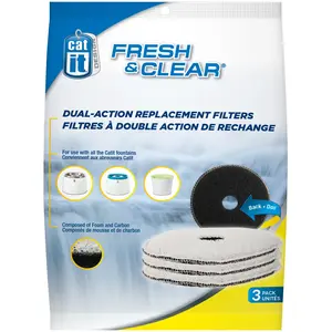 Filter für den Katzenbrunnen Catit Fresh&Clear (x3) Blanc 17x3,8x23 cm günstig