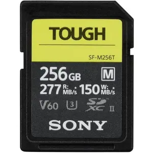 Sony SF-M Tough (256 GB, SDXC, U3, UHS-II), Speicherkarte, Schwarz