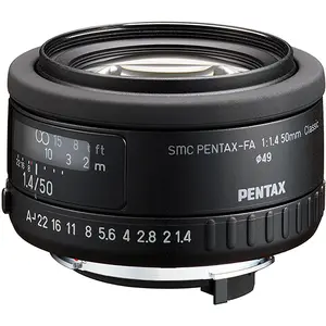 Pentax 50mm 1,4 FA Classic (Pentax K, Vollformat), Objektiv, Schwarz