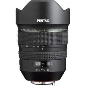 Pentax HD Pentax-D FA 15-30mm 2.8 ED SDM WR (Pentax K, APS-C / DX, Vollformat), Objektiv, Schwarz