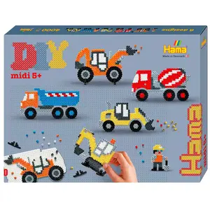 Hama Midi Baumaschinen Bastelset (383163)