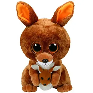 TY Beanie Boos Glubschi 24cm M Glubschi Känguru Kipper mit Baby Stofft...