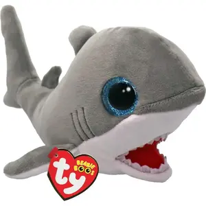 Ty 37376 - Hai Finnegan Shark - Beanie Boos Plüschtier - 15 cm