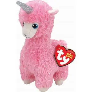 TY Beanie Boos Lana, Spieltiere, Pink, Seide, Lama, China, 75 mm