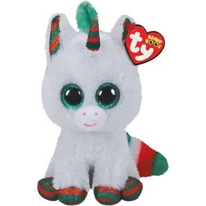 TY Beanie Boos Christmas Unicorn, Spieltiere, Mehrfarben, Plüsch, 3 Ja...