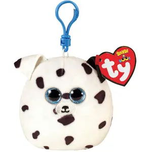 Ty, Schlüsselanhänger, Fetch Dog Squishy Clip 9cm, Mehrfarbig
