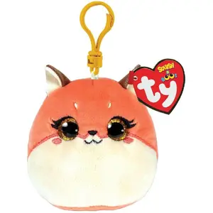 Ty, Mädchen, Schlüsselanhänger, Roxie Fox Squishy Clip, Pink